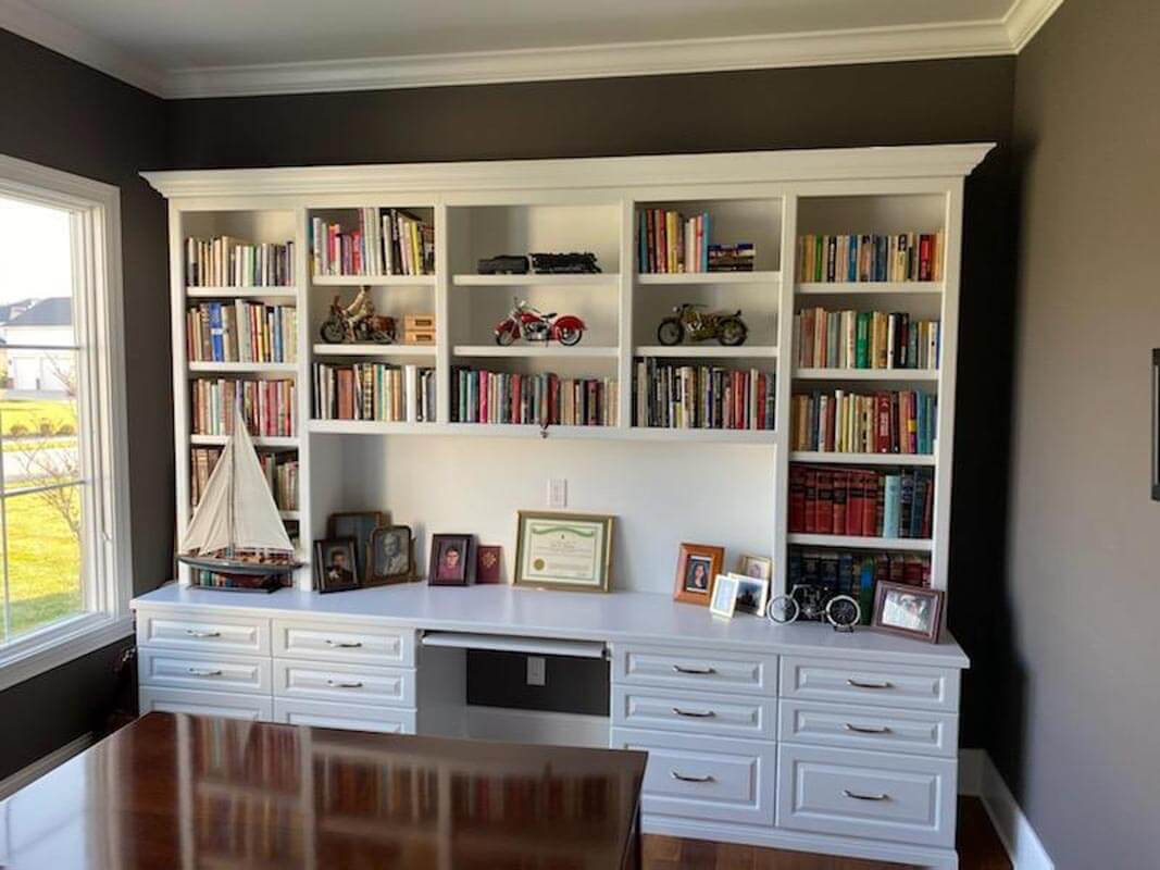 Custom Home Office Indianapolis 15
