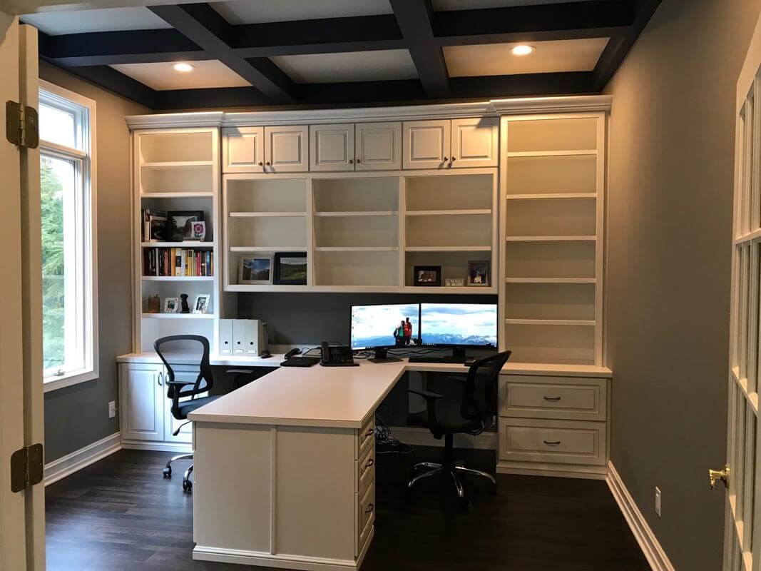 Custom Home Office l Central Indiana l Innovative Cabinets & Closets