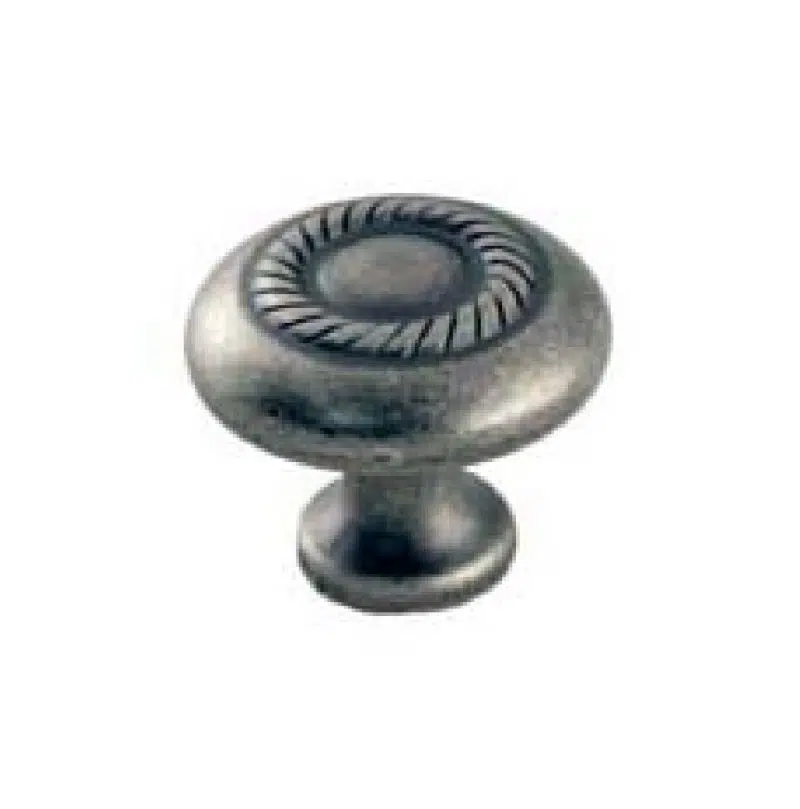 Select Collection Decorative Round Knob Weathered Nickel, Oil Rubbed Bronze, Satin Nickel (1)