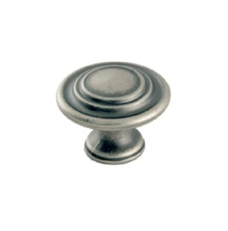 Select Collection Tiered Round Knob Weathered Nickel, Oil Rubbed Bronze, Satin Nickel (1)